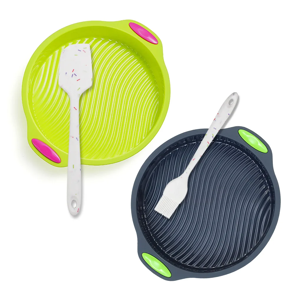 9 pcs/set Multicolor Food Grade Non Stick Brush Butter Cooking Silicone Spatula Set Cookie Pastry Scraper Cake Baking Tools | Дом и сад