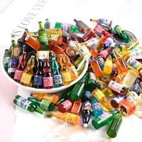 20pcs winebottle miniatures resin diy craft supplies phone shell material hair accessories handmade festival party decoration
