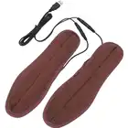 Стельки с подогревом USB, электрические утепленные стельки для зимней обуви, теплые моющиеся стельки унисекс