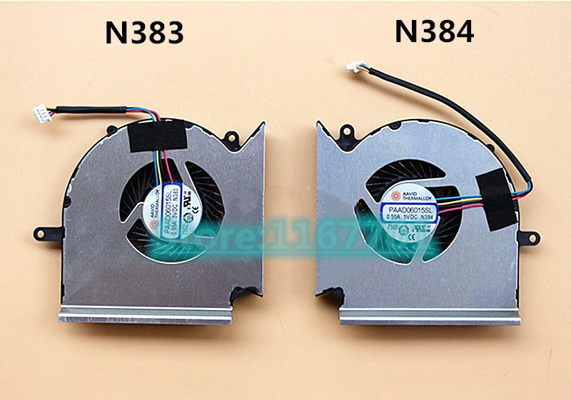 

New Original Laptop CPU/GPU Fan for MSI GE63 GP63 GL63 GE63VR GE73 GE73VR GP73 GL73 MS16P1 MS179C MS16JC PAAD06015SL-N383 N384
