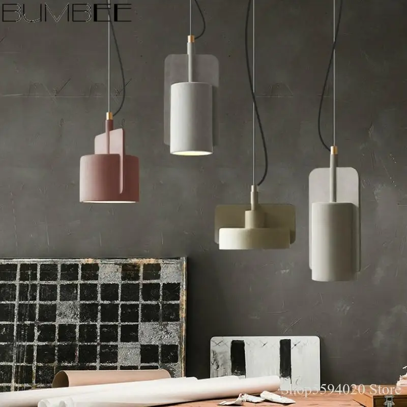 Скандинавский макароновый блеск подвесные светильники промышленный стиль