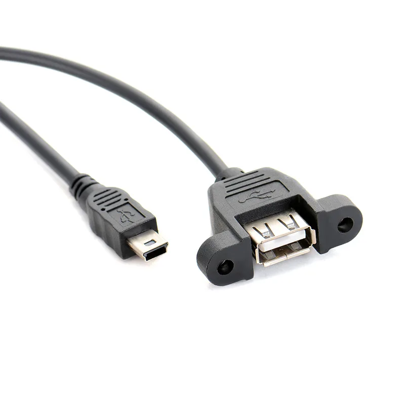 Мини usb кабель переходник типа папа на USB A мама для синхронизации данных 50