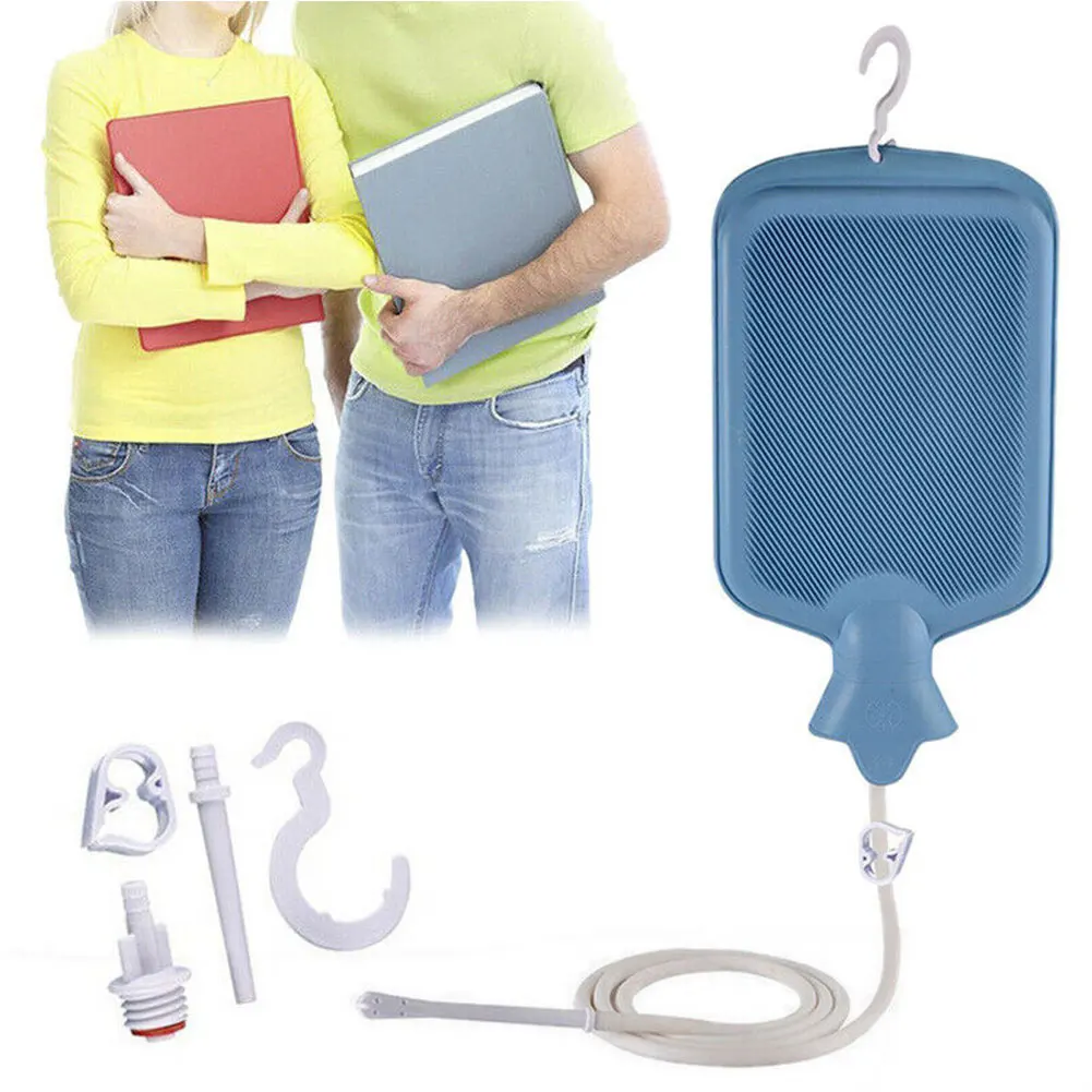 2Л энтероклизм сумка для клизмы Набор полива резины вагинальное личное здоровье