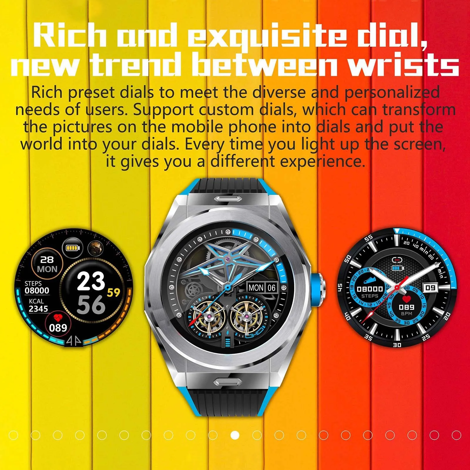 

MV58 Smart Watches Temperature Measurement Heart Rate Music Player Call Bluetooth Smart Watch Waterproof Sports Smartwatch