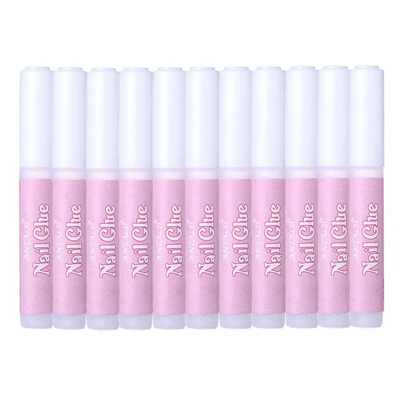 Быстросохнущий мини-клей для ногтей 10 шт./компл. клей нейл-арта декоративных