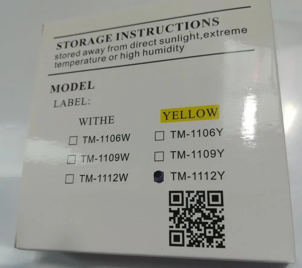 apes Label Cassette TM 1112Y(12mm+Yellow)For Ribbon Printer Cable ID mk2500 mk1500 mk2100 m 1pro IV mk2600 2500|Самоклеящаяся