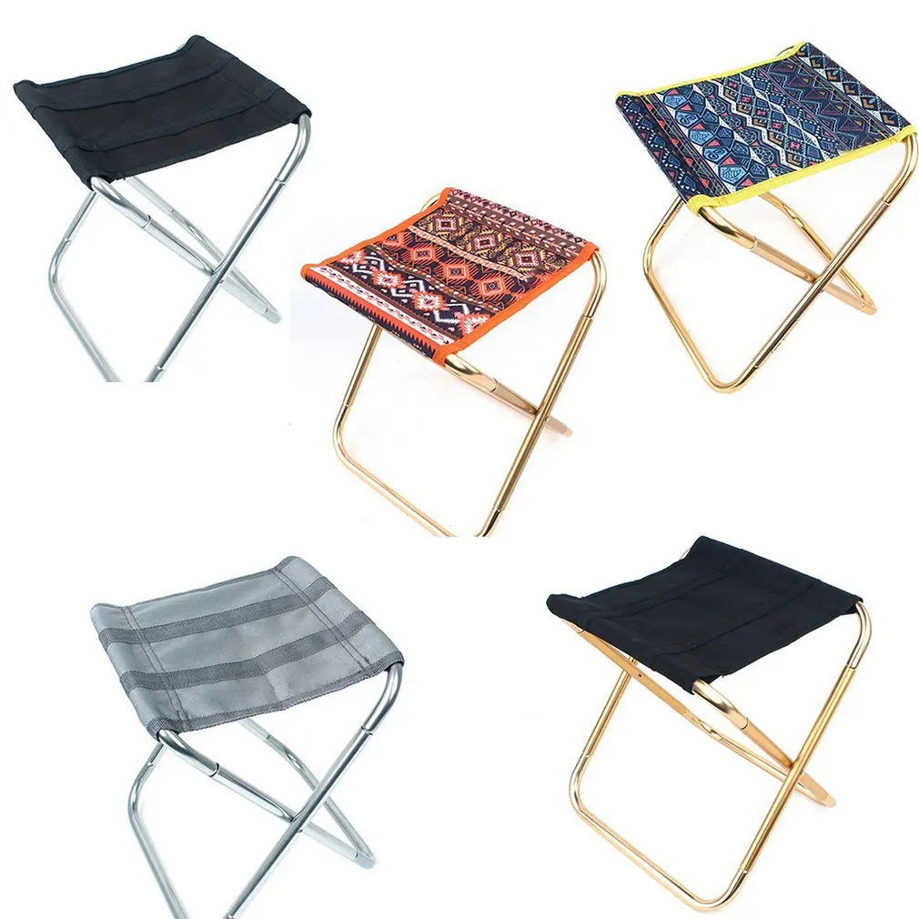 Ультралегкий складной стул светильник для рыбалки на открытом воздухе кресло