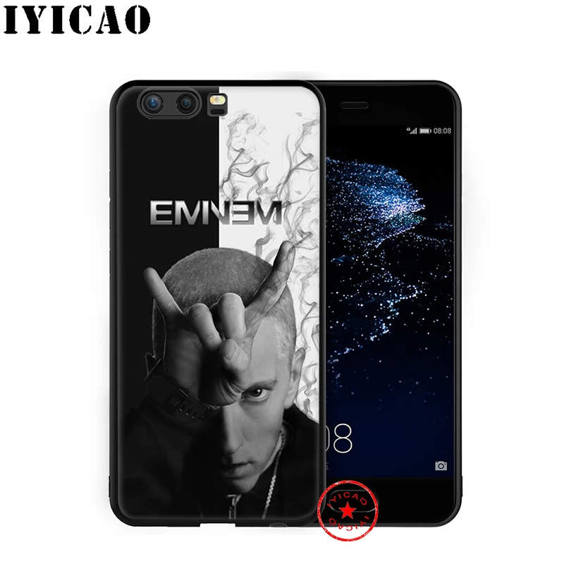 IYICAO Eminem 8 Mile мягкий чехол для huawei P30 P20 P10 P9 P8 2017 2016 2015 P Smart Z Plus 2019 mate 20 10 Lite Pro Mini |