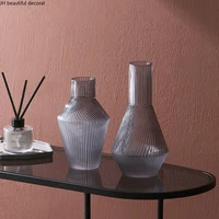 nordic minimalist glass vase decoration home living room dried flower flower arrangement decoration table vase decoration