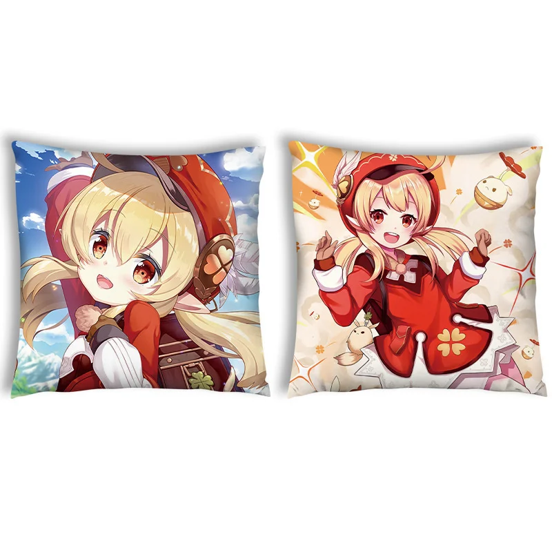 

Anime Genshin Impact Pillowcase Square Pillow Keli Cosplay Peripheral Pillowcase Cushion 35x35cm 40x40cm 45x45cm Pillowcase
