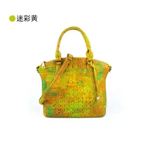 Fashion Alligator Women Handbags Designer Lady Bag Luxury Crocodile Pu Leather Shoulder Crossbody Bag Retro Female Tote Bag 2022