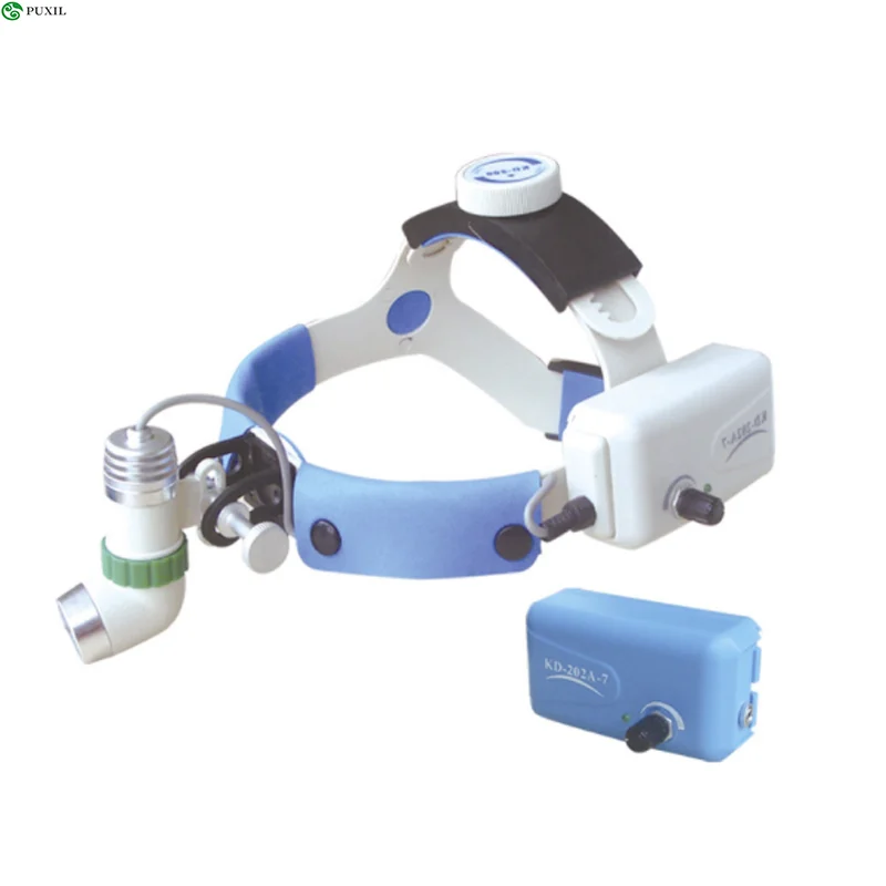 

Headlight KD-202A-7 rechargeable medical led light dentist head flashlight brightness adjustable height