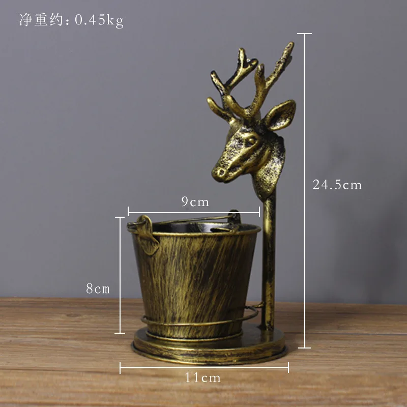 Пепельница из кованого железа в ретро-стиле креативное ремесло реквизит для бара