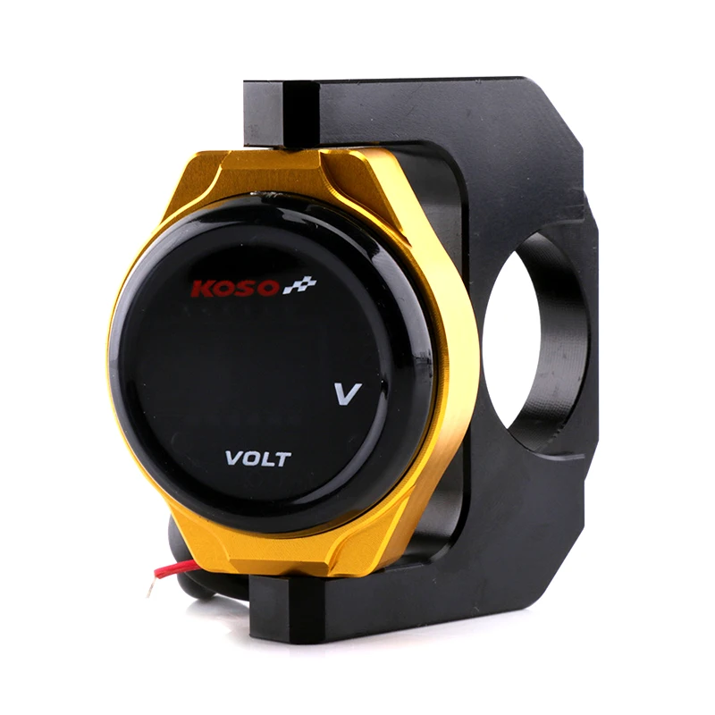 Круглый Термометр для мотоцикла с ЧПУ вольтметр температура воды цифровой