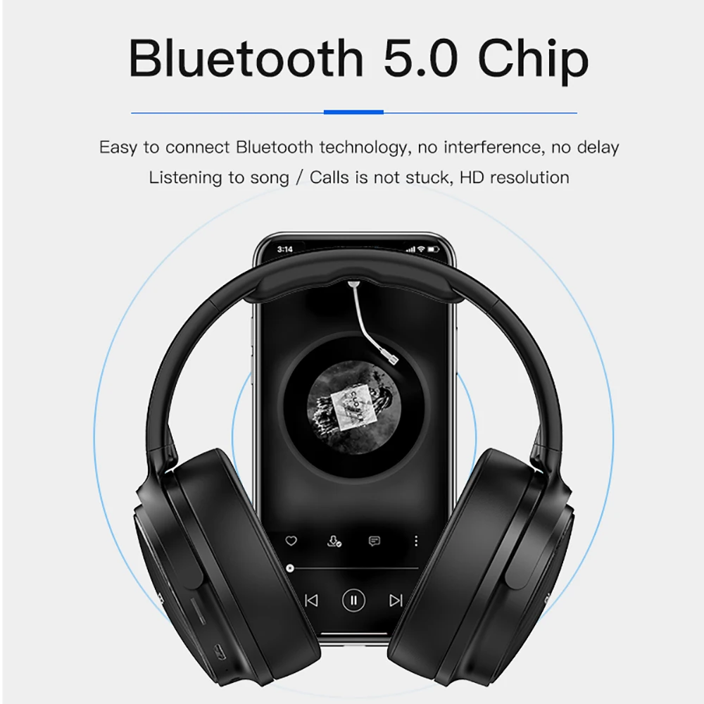 Bluetooth-гарнитура AWEI A780BL Складная 15 часов работы поддержка TF-карты | Электроника