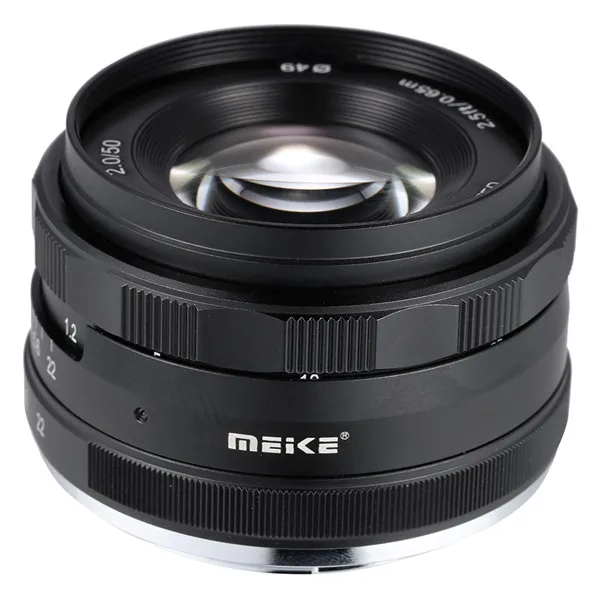 Meike MK-50mm F2.0 Micro 4/3-ручной объектив с большой диафрагмой беззеркальный камеры |