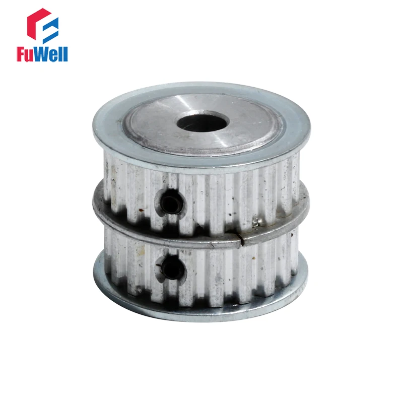 

XL-20T Double Head Timing Pulley Toothed Belt Pulley 8/10/12mm Bore 5.08mm Teeth Pitch 20Teeth Transmisson Pulley