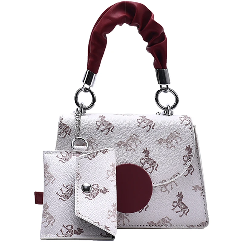 

Brand Design Small PU Leather Crossbody Bags for Women 2020 Handbags Female Totes Lady Fashion Chain Shoulder Messenger Bag