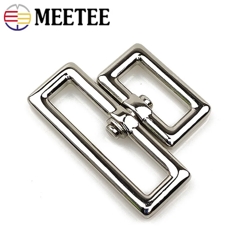 

10pcs Meetee 38mm Dog Buckle Metal Hooks To Hang Keychain Swivel Snap Buckles Strap Connector Clasps Bag Hardware Accessories
