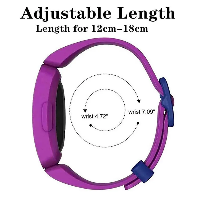 Ремешок для браслета Fitbit ACE 3 из силикона для детей в спортивном стиле Inspire 2.
