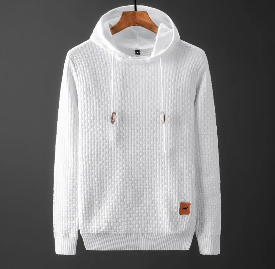 

Casual men's pullover sweater hooded sweater Slim fashion trend
