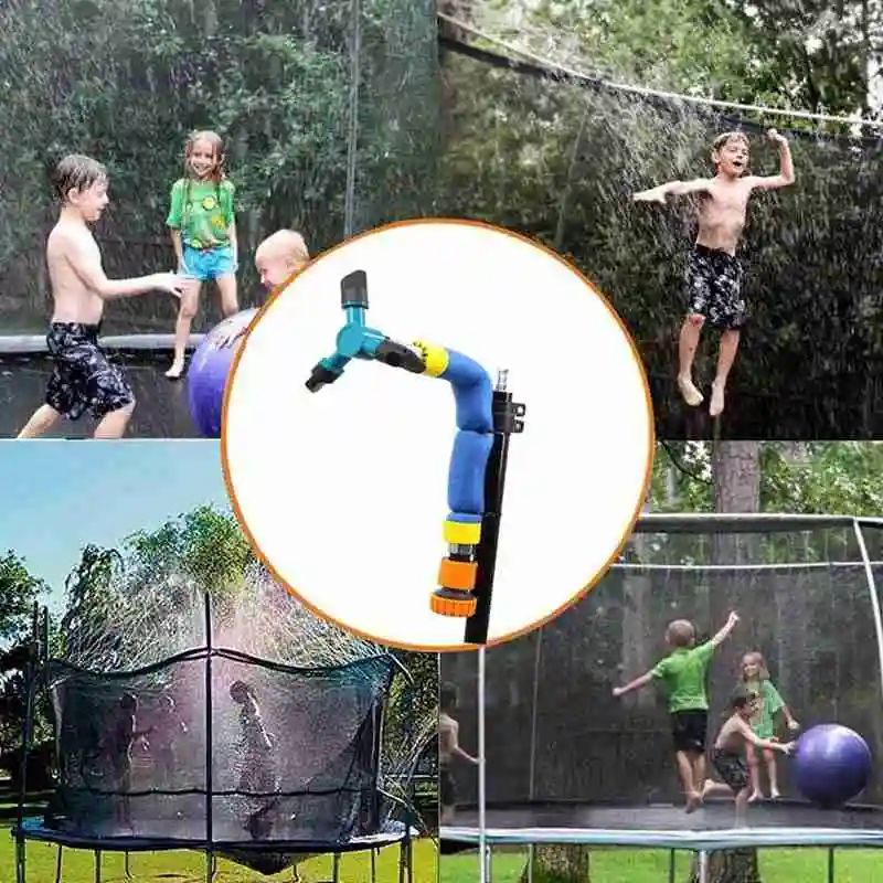 

Outdoor Summer Water Park Game Sprinkler Waterpark Toys Sprinkler Backyard For Children Water K0U5