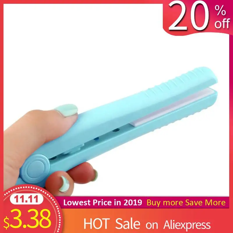 Мини выпрямитель для волос плоский утюжок портативный Прямая поставка