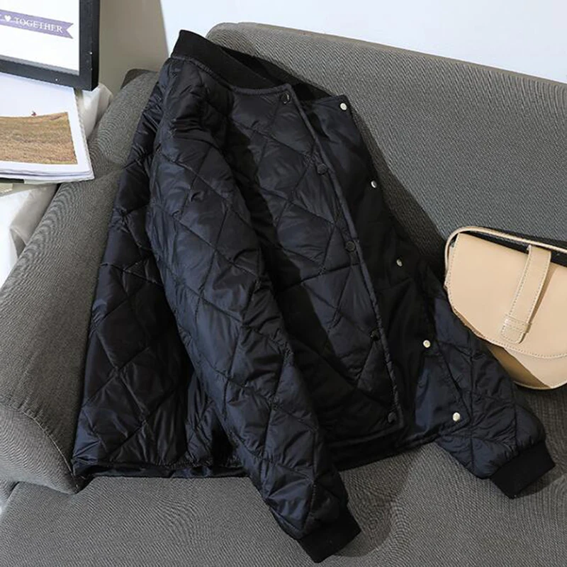 Куртка-бомбер женская зимняя на утином пуху ультрасветильник Кая ED1200 | Женская