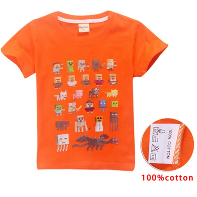 2019 Boys T-shirts 3D Cartoon Fashion New Girls Kids Clothes Summer Baby Boy Casual Cotton Children Tops Tee |