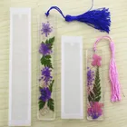 2 шт.компл. прямоугольная силиконовая форма закладки Сделай Сам Закладка изготовление эпоксидной смолы ювелирных изделий DIY ремесло прозрачное оборудование