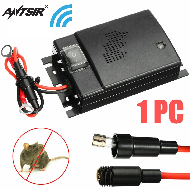12 В автомобильный ультразвуковой отпугиватель мышей Отпугиватель вредителей