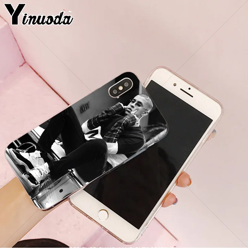 Yinuoda Bad Bunny Maluma Ozuna POP Hip Hop Новинка чехол для телефона Fundas чехол для iPhone 8 7 6 6S Plus 5 5S SE XR X XS MAX Shell
