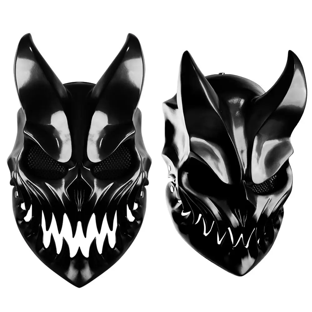 

Face Masks Fashion Mask Slaughter To Prevail Kid of Darkness PVC Demolisher Demon Mask Halloween Cosplay Costume Party Props