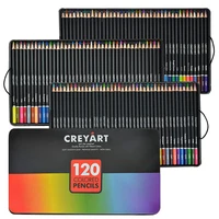 120 colors professional colored pencil set iron box colored colour drawing pencil lapices de colores school artist supplies
