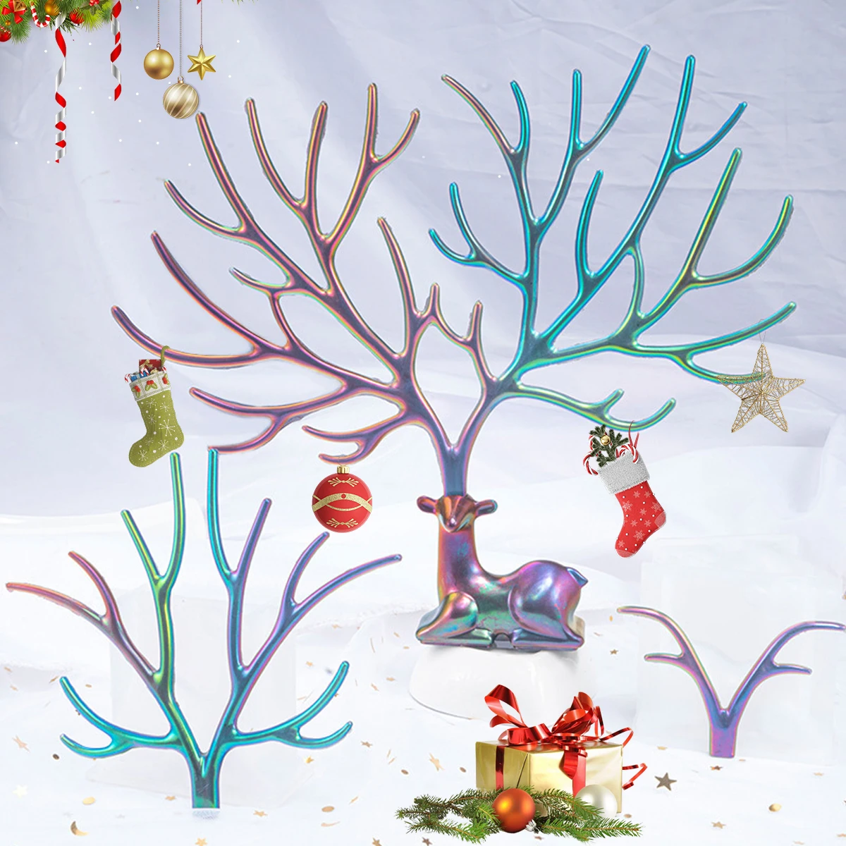 Различные Стиль смолы мини лося материал олень эпоксидная форма изготовления