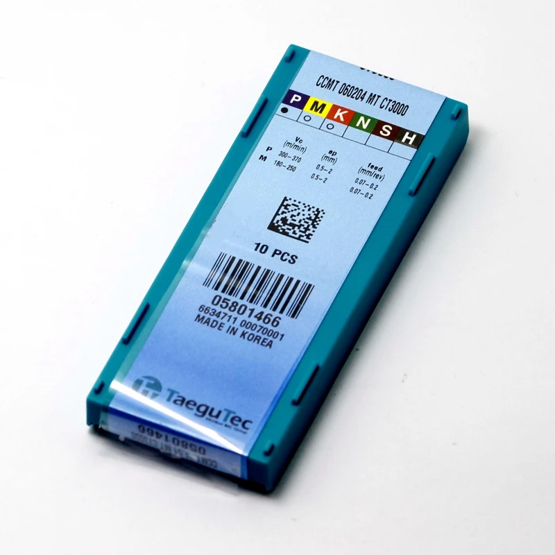 CCMT060204 MT CT3000 10pcs/lot TaeguTec External Turning Lathe Carbide Inserts | Инструменты