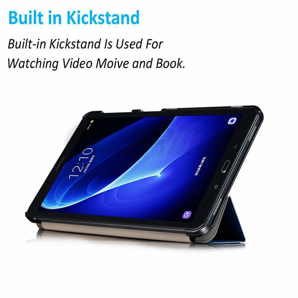 Для samsung Galaxy TAB A 10,1 P580 с S ручкой Магнитная откидная защитная оболочка чехол-подставка чехол для смарт-планшета чехол s+ пленка