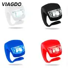 Фонасветильник велосипедный, силиконовый, светодиодный, водонепроницаемый, 1 шт.