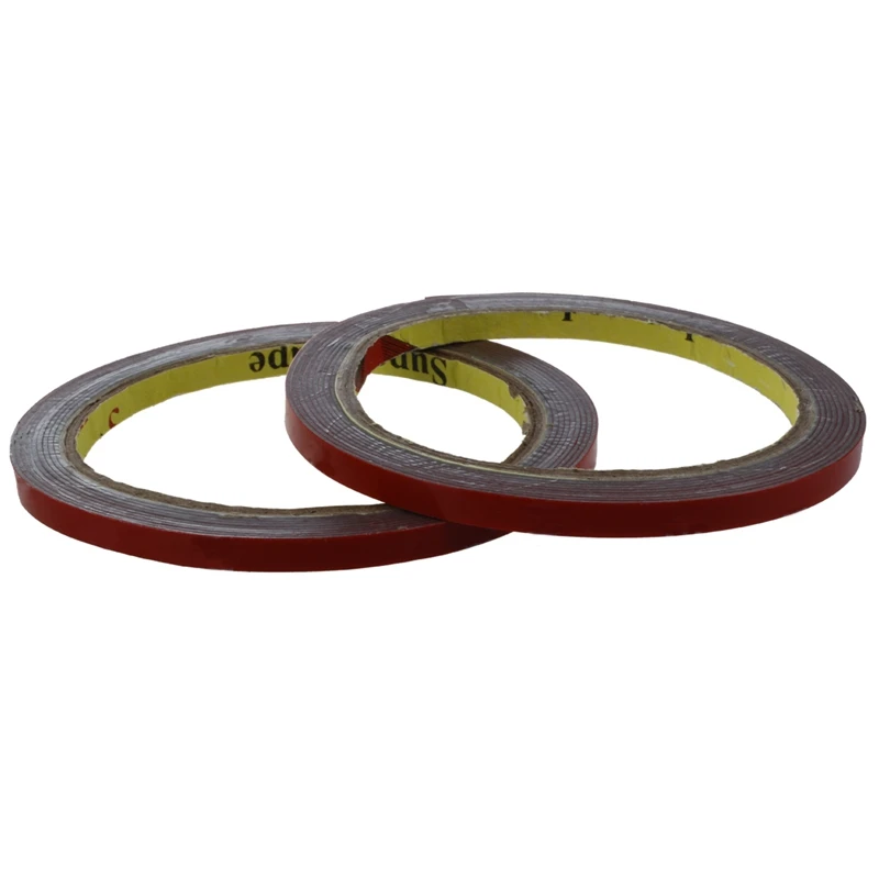 

2X 300cm 6mm Foam Tape Car Auto Truck Acrylic Attachment Double Side Adhesive