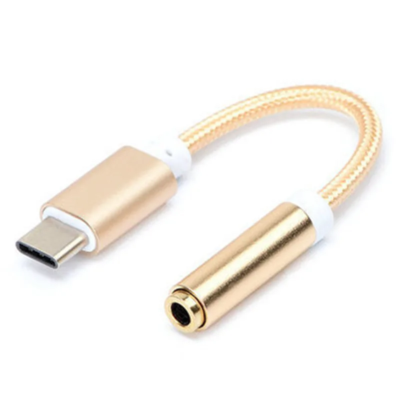 A Usb type-C до 3,5 мм разъем для наушников AUX аудио кабель адаптер для samsung LG Nexus Oneplus Nokia Xiaomi huawei type C смартфонов - Цвет: A