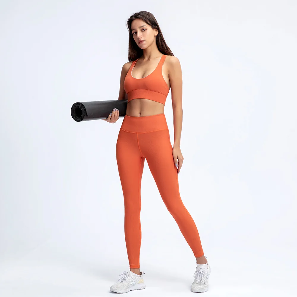 

Women Fitness Yoga Set Tracksuits High Waist Running Leggings Seamless Gym Suits Sportswear Workout Sets Sports Yoga Clothing