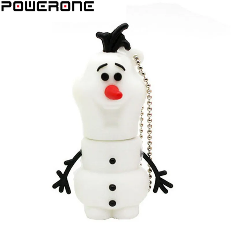 USB флеш накопитель POWERONE frozen Elsa anna olaf карта памяти с мультипликационным принтом 4