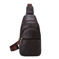genuine leather mens shoulder cow leather messenger bag male chest bag cross body bags man chest pack leather sling bags