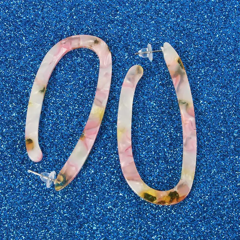 2019 серьги с кисточками европейский стиль и ветер большие продукт Amazon ацетат u