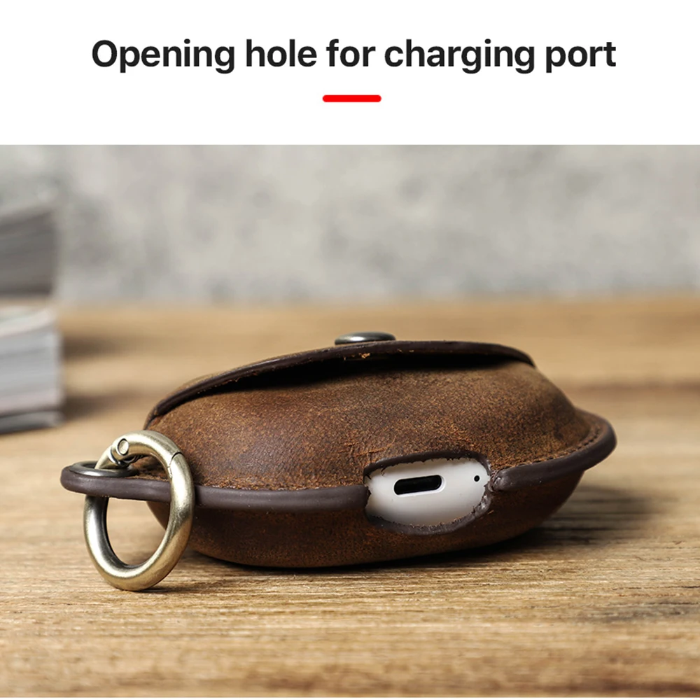 contacts family nubuck leather earphone case for huawei freebuds pro cover cases protective charging box accessories key chain free global shipping