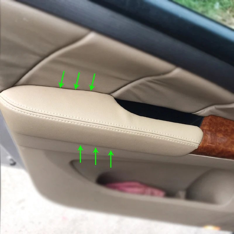 Чехлы для салона автомобиля из микрофибры и кожи чехлы дверей подлокотников Honda