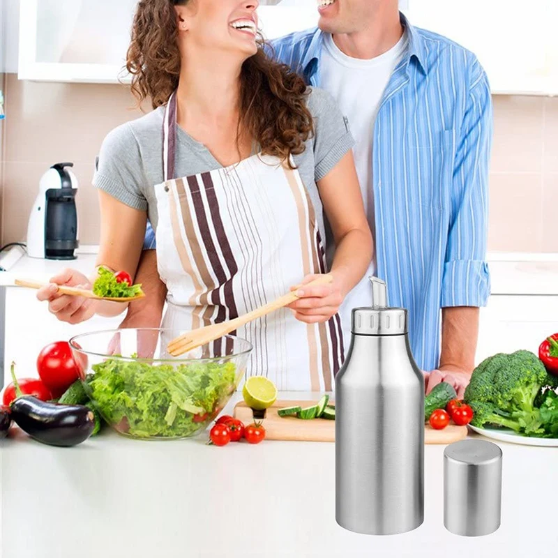 500 мл масло с уксусом из нержавеющей стали оливковый дозатор бутылка горшок