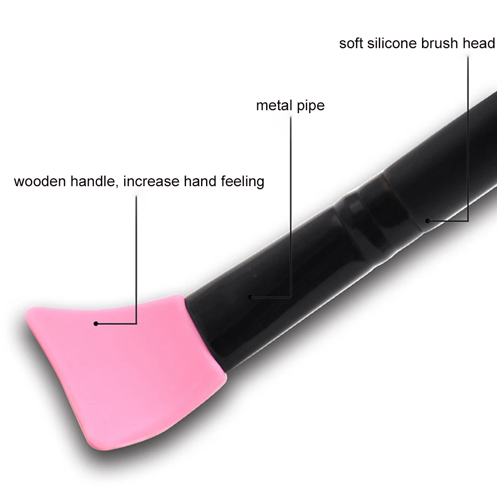 Плоская силиконовая грязевая маска для лица щетка перемешивания уход за кожей