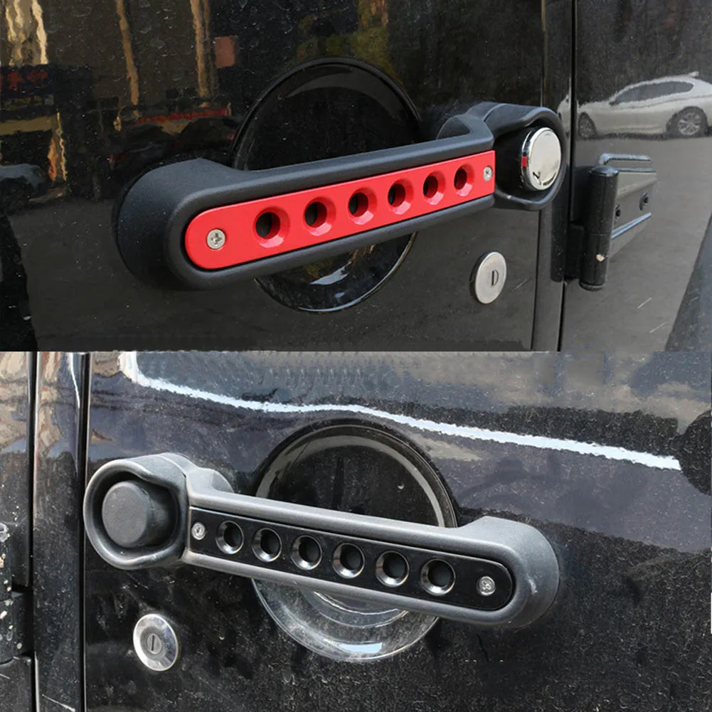 Декоративные вставки для дверной ручки Накладка Jeep Wrangler JK/Unlimited 2007 2018 две/четыре