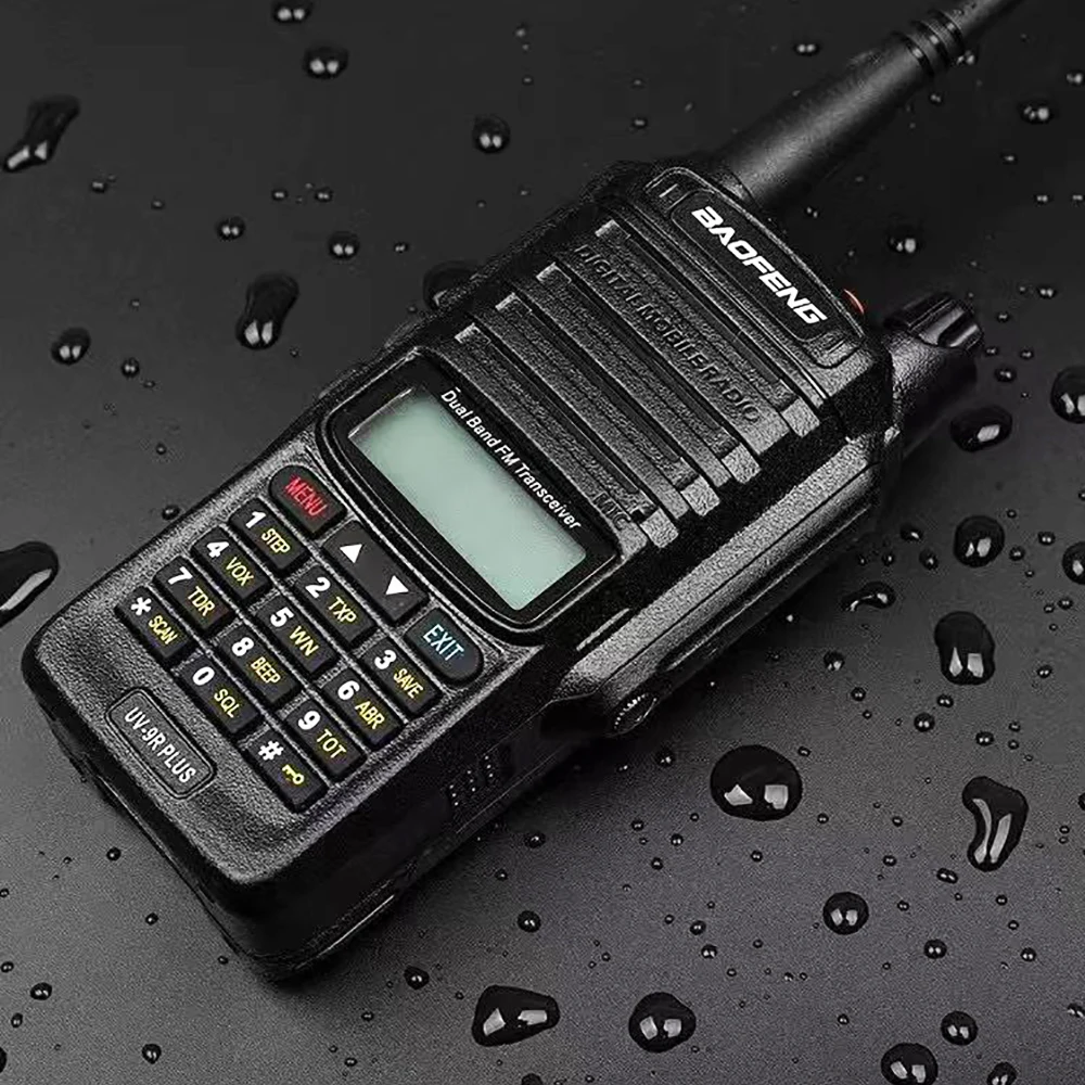 UV-9RPlus UHF VHFDual Band IP57 водонепроницаемая портативная рация Baofeng | Мобильные телефоны и